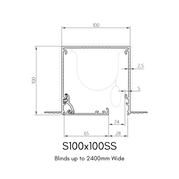 S100X100SS-Dimensions